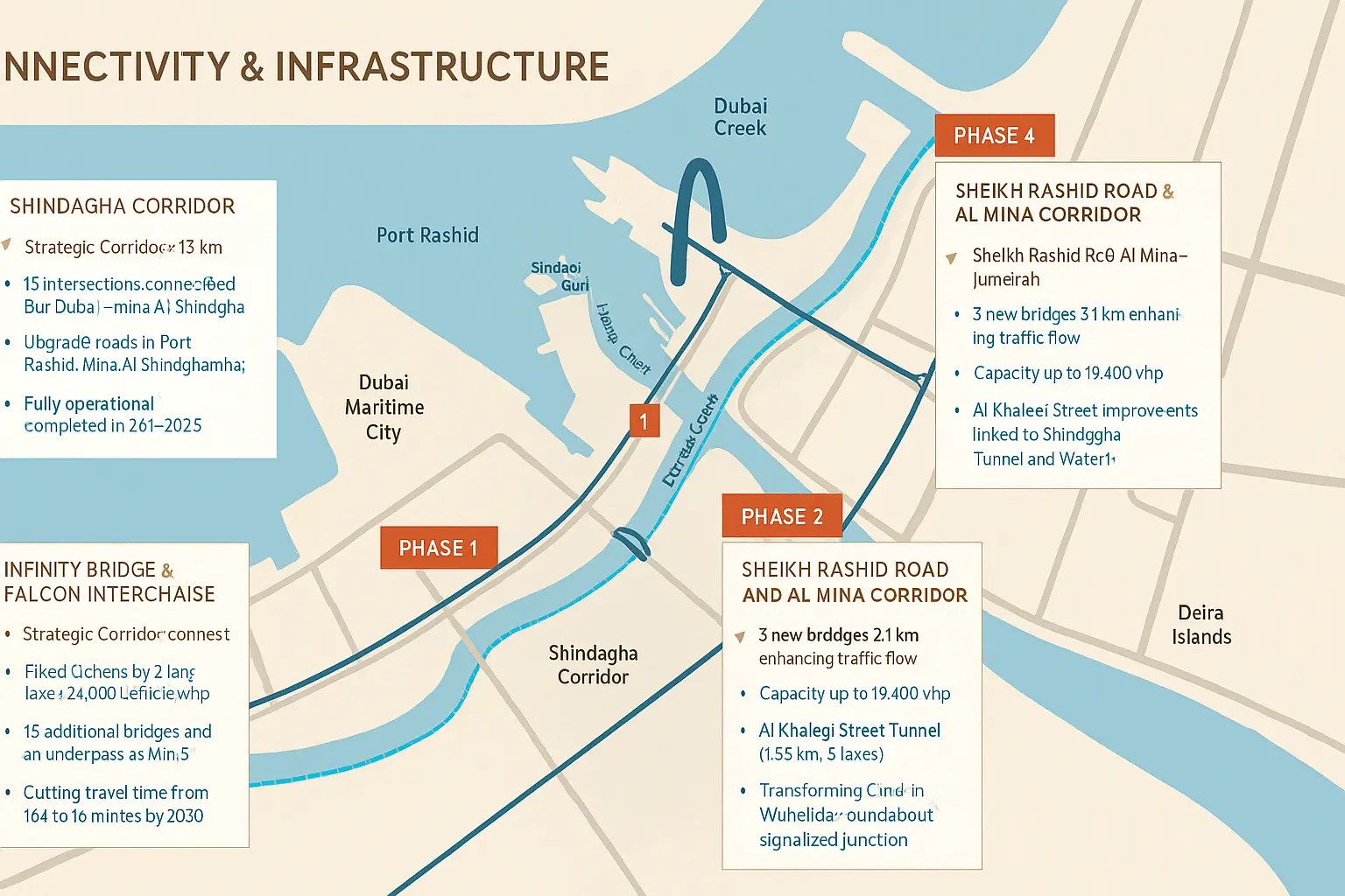 DAMAC Sea Crest Connectivity and Infrastructure